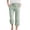 Z01 Green, variant on Gubotare Shorts for Girls Summer Casual Knee Length Bermuda Shorts Kids High Waisted Drawstring Short Pants Teen Girls Clothes (Black,Size 11-12 Years)