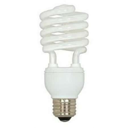 

Satco S6279 - 23 watt; Mini Spiral Compact Fluorescent; 2700K; 82 CRI; Medium base; 120 volts; 8-pack