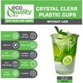 thumbnail image 3 of 32 oz Plastic Cups | Clear Plastic Disposable Pet Cups | Crystal Clear Cup | Cold Smoothie | Iced Coffee Go Cups | Ideal for Coffee, Parfait, Juice, Soda, Cocktail, Party Cups, Meal Prep (50), 3 of 4