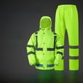 thumbnail image 2 of Traje impermeable reflectante para pantalones de lluvia, administración de carreteras, saneamiento de propiedades, patrulla de alta velocidad, advertencia, poncho protector impermeable, 2 of 4