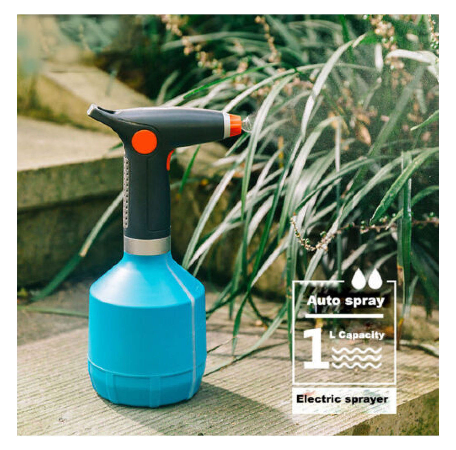 FENG20 Electric Rechargeable Plant Mister Water Sprayer Automatic 1000ml