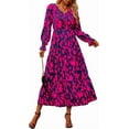thumbnail image 6 of ZANKLEY Women Summer Dresses Casual  Maxi Dresses Cute Floral Long Dress Wedding Guests Dress, 6 of 10