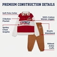 thumbnail image 4 of Marvel Spidey and His Amazing Friends Spider-Man Polo Shirt & Jogger Pants Outfit Set Colorblock Toddler to Big Kid, 4 of 5