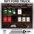thumbnail image 2 of Detroit Iron OEM 1977 Ford Truck Shop Manuals, Parts Books & Wiring Diagrams Kit on USB, 2 of 2