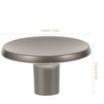thumbnail image 2 of WASHWEPE 1Pack Kitchen Cabinet Handles Zinc Alloy Drawer Handle Replacement Grey, 2 of 8