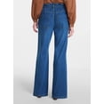 thumbnail image 4 of Scenario Women's Drapey Denim Jeans, Short and Regular Inseam, Sizes XS-XXXL, 4 of 7