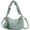 Green, variant on Kukuzhu Tote Bag for Women Small PU Leather Shoulder Bag Fashion Casual Cream Bag Purse