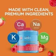 Keto Vitals Keto Electrolytes Powder for Hydration, Sleep, Energy, Muscle Function Fruit Punch