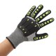 thumbnail image 5 of 1 par de guantes protectores de impacto TPR resistentes a cortes para hombres y mujeres, guantes suaves y transpirables para ciclismo al aire libre M, 5 of 10