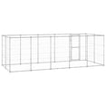 thumbnail image 3 of vidaXL Outdoor Dog Kennel Galvanised Steel 12.1 m², 3 of 4