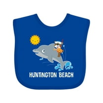 Inktastic Huntington Beach California Boys or Girls Baby Bib
