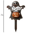 thumbnail image 7 of Halloween Themed Metal Courtyard Ground Stake Ornament,12in,Weatherproof Porch Yard Spooky Decor, Outdoor Festival Figurine Shipped for Garden Lawn Front Porch Layout, 7 of 7