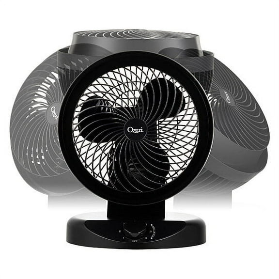 Ozeri Brezza 360 10" Oscillating Table Fan, with Orbital Motion Technology