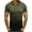 Army Green, variant on Oversized T Shirts for Men Men's 3D Printed Lapel Half Button Pullover Athleisure Short Sleeve T-Shirt Mens Shirts T Shirts for Men Fashion Mens Shirts