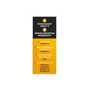 Airborne 1000mg Vitamin C Immune Support Effervescent Tablets, Zesty Orange, 30 Count