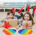 thumbnail image 4 of Fidget Toy HUOGUO Square Rainbow Jumbo Pop de 20 cm con 100 burbujas, 4 of 5