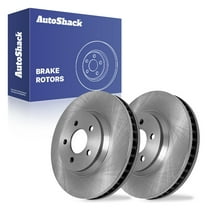 AutoShack 12.45" (316.2 mm) Front Vented Brake Rotors | Replacement for 2005-2014 Ford Mustang | 2-PC Set