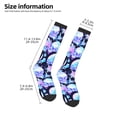 thumbnail image 2 of Fuzoiu flower Skull star Print Adult Stockings,Crew Socks,Unisex Fashion Socks, Casual Sports Socks,Comfortable Crew Socks for Everyday Wear and Sports, 2 of 6
