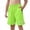 Green., variant on Akafmk Summer Stretch Ice Silk Shorts,Elastic Waist Lightweight Casual Athletic Bottoms (Toddler Boy's or Boy's),Sizes 6-15 Years
