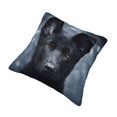 Black German Shepherd Puppy German Shepherd Pillow Cover Decorative