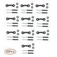 thumbnail image 1 of Greensen Tri Grip Rivets, Pad Eyes, Kayak Small C-shaped Buckle Set, Brand New and High Quality Durable Kayak Replacement Kit Set with Nylon Pad Eyes & Tri-Fold Rivets & Screw Nuts, 1 of 8