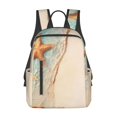 thumbnail image 3 of Balery Starfish On The Sand Beach Lightweight Backpack for Men and Women - Durable and Water-Resistant, Ideal for School, Work, Travel, and Everyday Use, 3 of 9