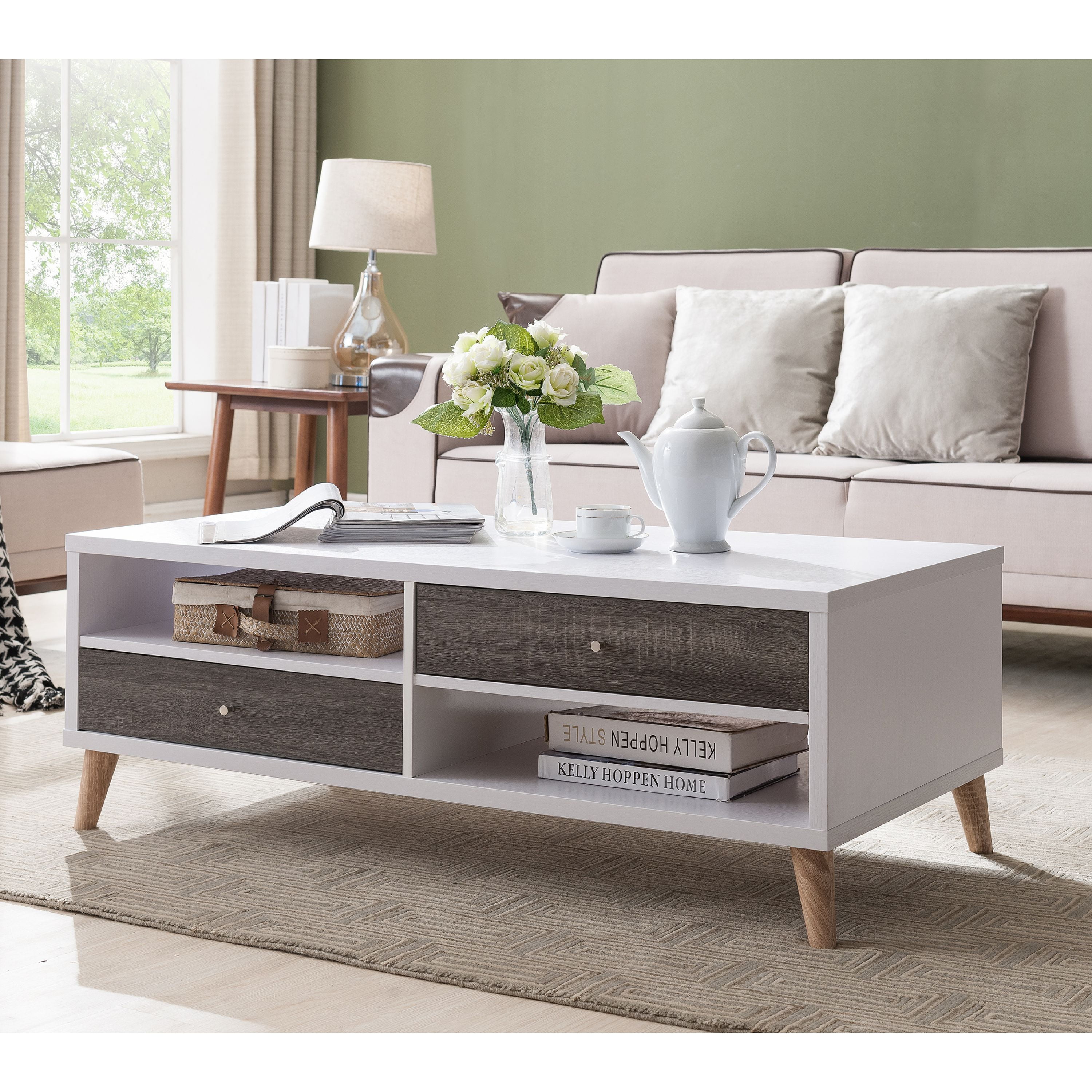 Featured image of post Distressed White And Grey Coffee Table - Get the best deals on scandinavian coffee tables.
