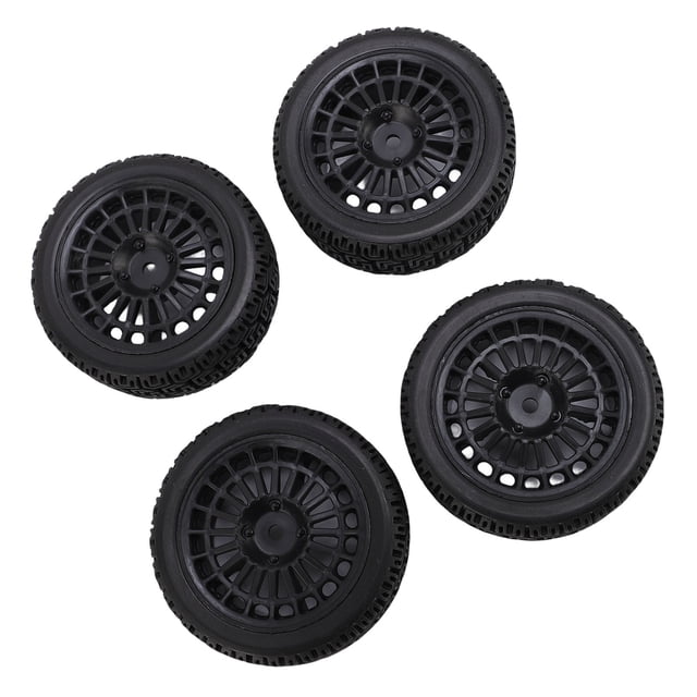 Neumáticos De Automóvil De Rally 4pcs /10 Rc, Tracción Superior De Tracción 70 Mm Llantas Llantas Neumáticos De Reemplazo Para Tamiya Tt01 Xv02