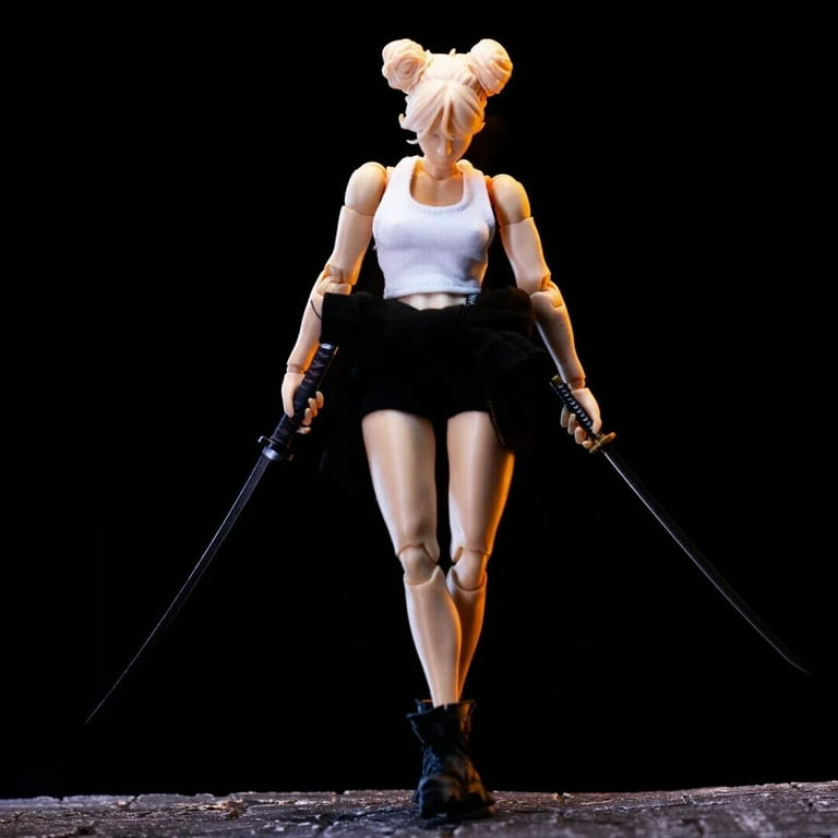 ROMANKEY COWL 1/12 girl body　WHITE 素体 USA Romankey X COWL 1/12 White Girl Action Figure 6inch