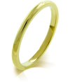 thumbnail image 1 of 2mm IPG Plaqué Or Bande de Mariage en Acier Inoxydable, 1 of 1