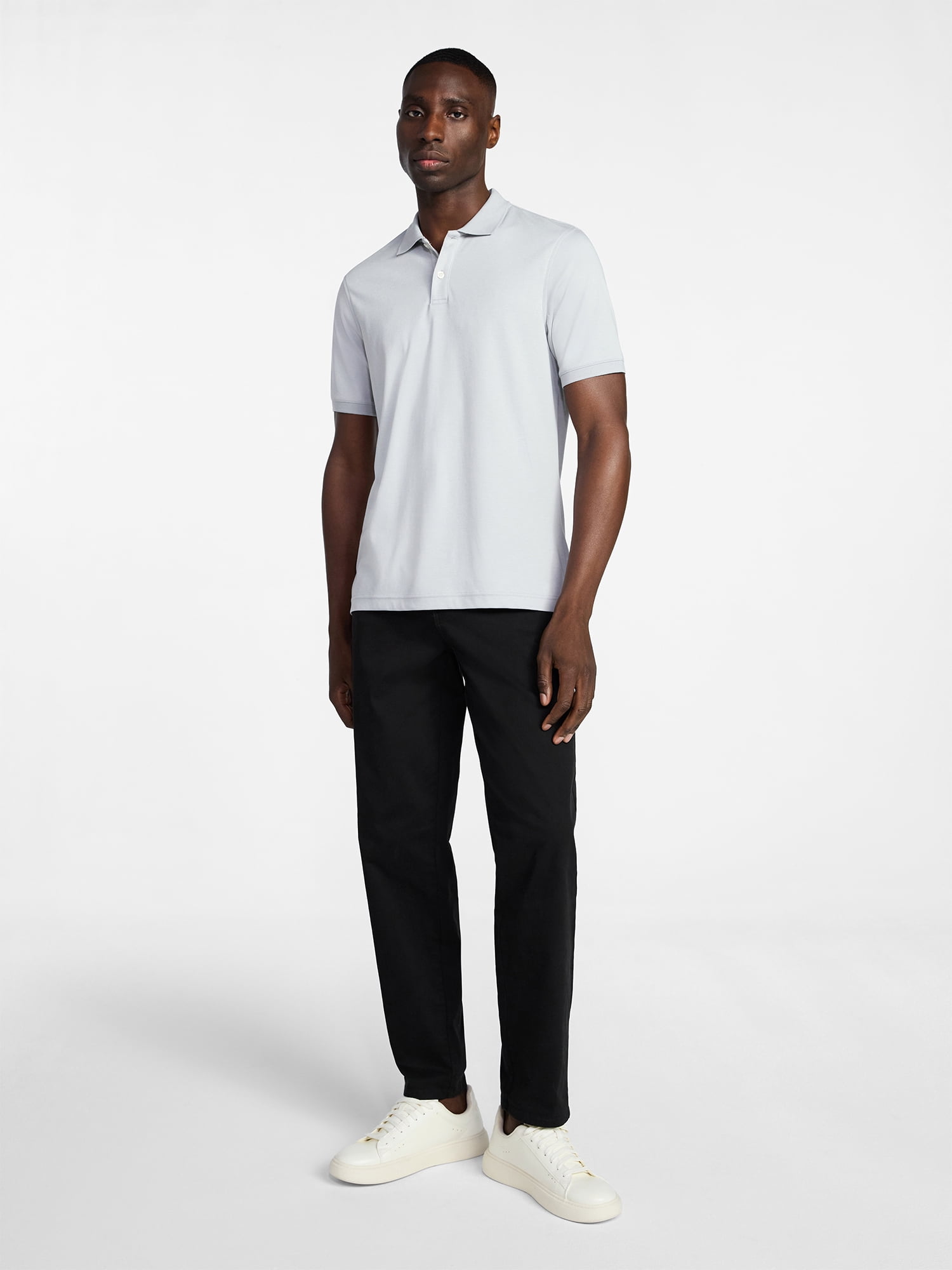 George Men's and Men's Big & Tall Short Sleeve Interlock Polo Shirt, Sizes S-5XL, LT-3XLT