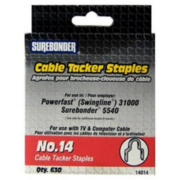 FPC 14014 No.14 Round Cable Tacker Staples - 0.25 in.