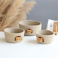 thumbnail image 2 of ZheElen Student Dormitory Storage Compact And Practical Storage rope basket featuring Solution For Students, 2 of 5