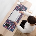 thumbnail image 3 of Long Mouse Pads for Desk,Pioneer Flower Floral Print Pattern Desk Mats on Top Of Desks, Desk Mouse Pad Extra Large with 3mm Non-Slip Base and Stitched Edge for Gaming,Office,Work,Home 31.5"x11.8", 3 of 6