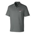 thumbnail image 2 of Men's Cutter & Buck  Gray Louisville Cardinals Alumni Logo DryTec Genre Textured Solid Polo, 2 of 3