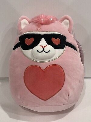 Squishmallow Lala Llama Plush Pink 2021 Valentine's Hearts 8" Kellytoy NWT 