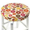 thumbnail image 3 of Bingfone Donut Padded Round Bar Stool Cover Cushion with Elastic Fabric Round Chair Seat - Donut, 3 of 7