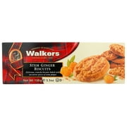 Walkers Shortbread Cookies, Stem Ginger Biscuits, 150 G.