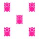 thumbnail image 3 of Injueey 1 Juego de calcomanías de pared, decoración de escena creativa para el hogar, pegatina de fondo redondeada DIY Simple, pegatinas de puntos para Type2 NO2 Injueey CBP363519, 3 of 4