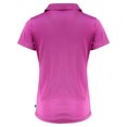 thumbnail image 3 of Women's Cutter & Buck Pink Detroit Tigers Daybreak Eco DryTec Recycled V-Neck Polo, 3 of 3