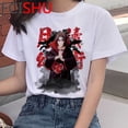 thumbnail image 3 of Naruto top Camisetas t-shirt Mujeres Pareja Ropa harajuku Japonés ulzzang Blanco Camiseta kawaii Estética, 3 of 4