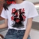 thumbnail image 3 of Naruto top Camisetas t-shirt Mujeres Pareja Ropa harajuku Japonés ulzzang Blanco Camiseta kawaii Estética, 3 of 4