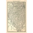 thumbnail image 2 of Alden 17x24 White Modern Wood Framed Museum Art Print Titled - Illinois - Alden 1886, 2 of 4