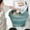 Green, variant on QAZbgdl Large Food Storage Container with Rolling Wheels | Airtight Locking Lid for Freshness | Pantry & Kitchen Organizer for Rice, Flour & Pet Food