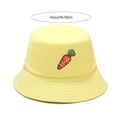 thumbnail image 5 of SPRING PARK Cartoon Carrot Pattern Fisherman Hat Sun Hat Bucket Hat Hat for Men or Women, 5 of 7