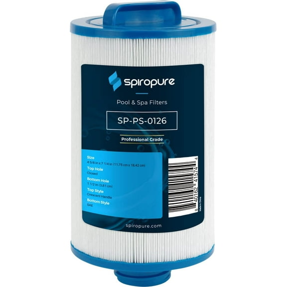 SpiroPure Replacement for Pleatco PSANT20P3 PDM25P4 Filbur FC-0126 Unicel 4CH-925 Pure N Clean PC-0126 Hot Tub Spa Pool Filter Replacement Cartridge