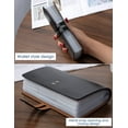 thumbnail image 6 of RFID Credit Card Holder, Leather Business Card Organizer with 96 Card Slots, Credit Card Protector for Managing Your Different Cards, 6 of 6
