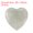 Gray, variant on Uxcell Heart Crystals Stone 10 Pcs Natural Crystal Polished Love Gemstone Pocket Bulk Set Balancing Meditation Gifts Gray