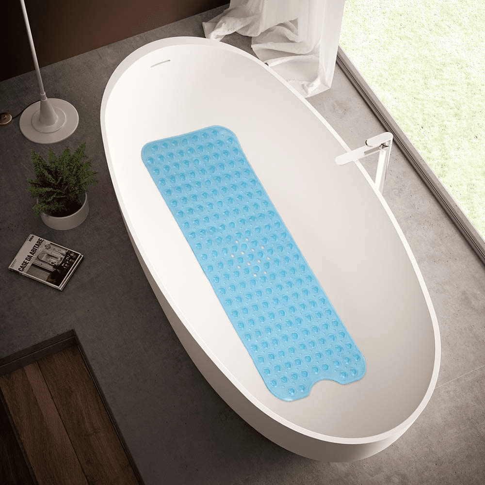 Details about   Extra Long Shower Bath Tub Mat Non Slip Kids Safety Bathroom Protection Mat US 