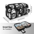 thumbnail image 3 of Bolsa de cosméticos DZGlobal Horror Icons de poliéster impermeable, 3 of 7